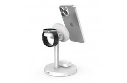 China S11 3 in 1 Magnetic Wireless Charging Stand Durable ABS PC Material supplier