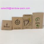 Smell Proof Mylar Customized Paper Bags Coffee Powder Sachet / Hair Cream Packaging for sale