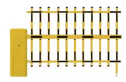 China Water Proof Automatic Barrier Gate , 80W 3 Fence Barrier With Loop Detector supplier