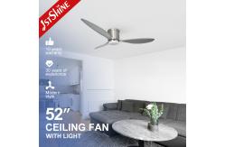 China Remote Control LED Ceiling Fan with Low Profile Design and Energy Saving Function supplier