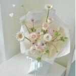 57*57cm Macaron Extra Thick Pearl Film Floral Flower Packaging Paper with Many Colors for sale