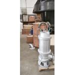 Stainless Steel Submersible Sewage Pump Large Diameter 125 WQP Precision Cast for sale