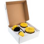 Medium Bristle Drill Scrub Brush Attachment 4Pc Medium Bristle Angled Corner for sale