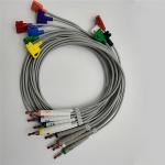 10 Leads PH ECG Trunk Cable Recorder , Banana Medical Ekg AHA Standard for sale
