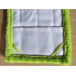 Green Twisted Fold Oxford Fabric Pocket Microfiber Wet Mop Pads 14*48