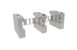 China Swipe Card Swing Barrier Turnstile Gate 1.2mm SS304 Bi Direction 2s supplier