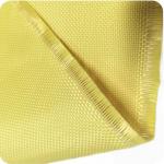 Waterproof Heat Resistant Kevlar Fabric , 200gsm Woven Kevlar Fabric for sale