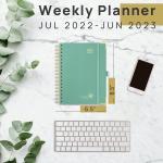 Custom 8.5''x6.5'' Medium Academic Planner Jul. 2023 To Jun. 2023