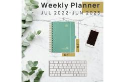 China Custom 8.5''x6.5'' Medium Academic Planner Jul. 2023 To Jun. 2023 supplier