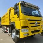 Gross Vehicle Weight 10-15T Sinotruck HOWO 6X4 Dump Truck Tipper 371HP 360° Rear Camera for sale