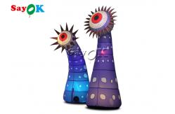China 190T 4m Inflatable Lighting Decoration LED Eyes Flower supplier