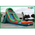 Inflatable Slippery Slide Durable PVC Inflatable Bouncer Slide , Inflatable Water Slide Car Model for sale