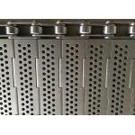 316 L Stainless Plate Link Belt , Perforated Plate Mesh For Noodles Drying for sale