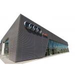 Perforated Metal Screen Facade 26mm X 61mm Hexagonal Hole For 4S Shop Decoration for sale