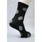 Elastane Room Black Anti Slip Socks With Anti Foul / Odor Resistant Material for sale