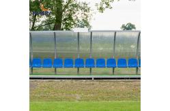 China Portable Bench Shelter High Durability Customization Options For Logo / Team Name supplier