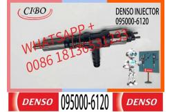 China 6261-11-3100 095000-6120 Diesel Fuel Injector for Komatsu PC750 supplier