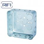 UL Standard Electrical Conduit Square Junction Box Galvanized Outlet Box Conduit Metal Box for sale