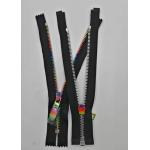 Open End 5# Plating Colorful Brass Metal Teeth Zipper For Shoes / Jacket / Jeans for sale