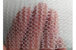 China PP Wire Double Knitting Mesh Tube Demister Mist Eliminator Material supplier
