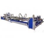 4 6 Corner Automatic Corrugated Box Folder Gluer Machine Straight Line for sale
