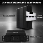 Gigabit Optical Fiber Converter Din Network Switch DC12-52V Dual Power Input