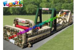 China PVC Tarpaulin Inflatables Obstacle Course Military Boot Camp Challenge supplier