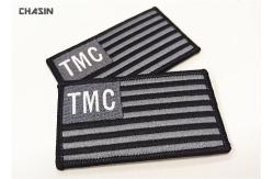 China Custom USA Flag Military Style Embroidery Patches Hook On Uniform Arm supplier