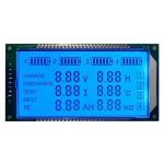 Custom LCD Segment Display Module HT1621 TN Positive Blue Backlight For Charger for sale
