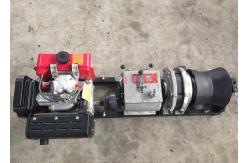 China Capacity 50KN Cable Winch Puller 5 Ton Fast Speed Diesel Wire Rope Winch supplier