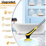 300prm/Min Electric Spin Scrubber Adjustable Handle