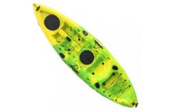 China Fibreglass Speed Plastic Rowing Boat Composite Frontier Kayak supplier