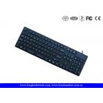 Super Slim Waterproof Silicone Keyboard With FN Keys And Numeric Keypad In USB Interface for sale