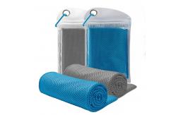 China OEM Refreshing Sports Microfiber Cooling Towel Instant Cooling With Embroidered Logo supplier