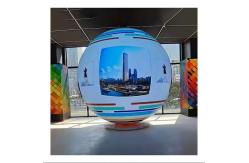 China Flexible Dome Spherical Led Display Balls Screen Panel 1M 2M 2.5M 3M For Museum supplier