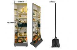 China All-in-one Double Sided Ultra Thin Poster LED Screen Indoor Moveable supplier