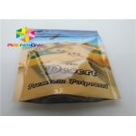 Glossy / Matte Effect Plastic Pouches Packaging Three Side Seal For Herbal Incense for sale