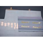 Foil Printed Shiny Logo Heat Transfer Labels Custom For Clothing