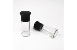 China Round Glass Spice Black 2 In 1 148.9g 100ml Pepper Salt Mill supplier