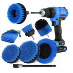 Brush attachment drill set 8 pieces,Drill Scrubber Brush for cordless screwdriver for sale