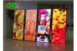 China 1R1G1B WIFI 4G LED Poster Display For Advertising supplier
