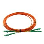 Multi Mode PVC G652D Lc Apc To Lc Apc  Fiber Optic Patch Cord for sale