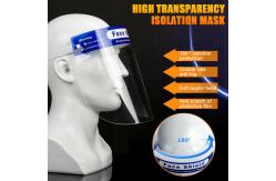 China Disposable Transparent Face Shield Anti   Saliva  Simple Buckle Design supplier