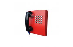 China Sip POE Powered Vandal Resistant Telephone Wall Mounted With 16 Keys supplier