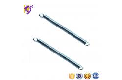 China Music Wire Helical Tension Spring Zinc Plating Double Hook 3 Inch supplier