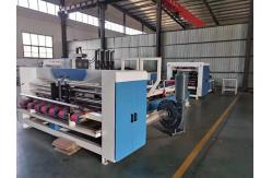 China Corrugated Paperboard Carton Folder Gluer Machine Stitching supplier