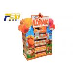 Cool Design Cardboard Pallet Display Environmental Friendly For Snacks Promotion