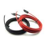 10 AWG Tinned Copper Solar Panel Extension Cable Wire With Connectors PV for sale