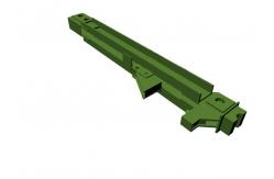 China 200 Model Temporary Bailey Bridge Parts Anti - Skid Surfacing Q460C Raw Material supplier