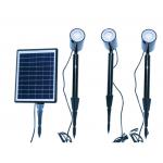 2W LED Solar Landscape Spotlights IP65 Adjustable Auto On Off for sale